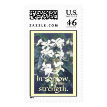 In sorrow, strength. postage by blaisem In sorrow, strength. postage