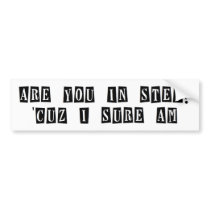 In step bumper sticker bumper stickers by peachytees In step bumper sticker bumper stickers