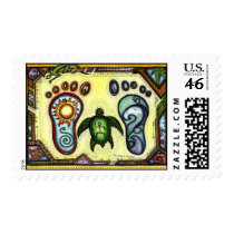 In Step with Honu Postage Stamps