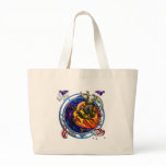 In step with time with bugs and birds bag