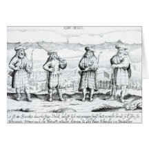 In Such Attire did Irishmen Greeting Card
