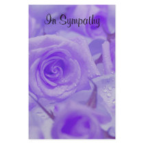 In Sympathy Lavender Roses