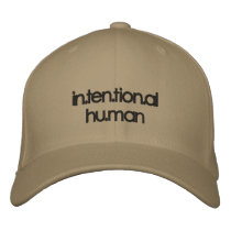 in.ten.tion.al  hat embroidered hat