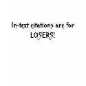 In-text Citations t-shirts