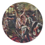 In The Abattoir By Corinth Lovis (Best Quality) Round Sticker
