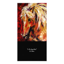 In The August Wind (Horse) Collectible Photo Card