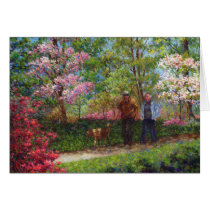 In the Azalea Garden Greeting Cards