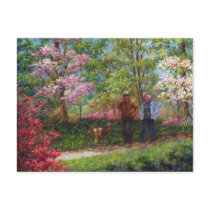 In the Azalea Garden Postcard