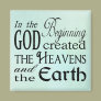 In the Beginning