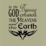 In the Beginning