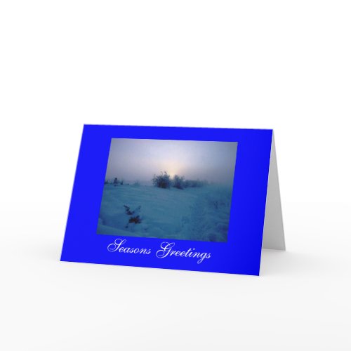 In the Bleak Midwinter card