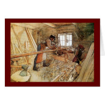 In the Carpenter Shop Card