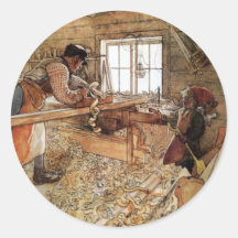 In the Carpenter Shop Stickers