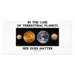 In The Case Terrestrial Planets Size Does Matter Photo Greeting Card