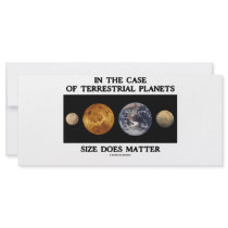 In The Case Terrestrial Planets Size Does Matter rack cards by wordsunwords In The Case Terrestrial Planets Size Does Matter rack cards