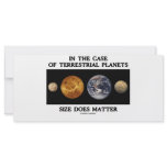 In The Case Terrestrial Planets Size Does Matter rack cards