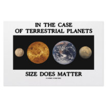 In The Case Terrestrial Planets Size Does Matter Custom Stationery
