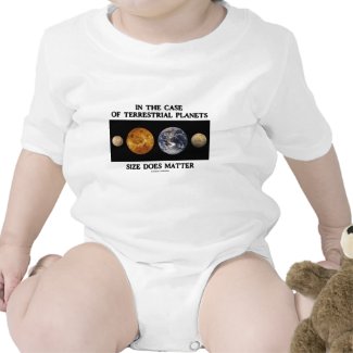 In The Case Terrestrial Planets Size Does Matter T Shirts