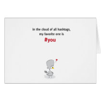 In the cloud of all hashtags cards