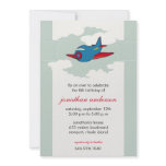 In the clouds -airplane birthday invitations -3