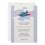 In the clouds -airplane birthday invitations - 5