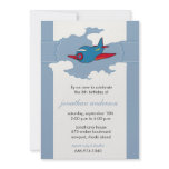 In the clouds -airplane birthday invitations - 6