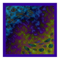 In the Cosmos Abstract 1 posters by DonnaGraysonAbstract In the Cosmos Abstract 1 posters