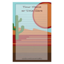In the Desert Stationery