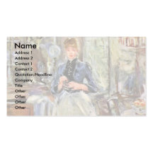 In The Dining Room By Morisot Berthe Business Cards