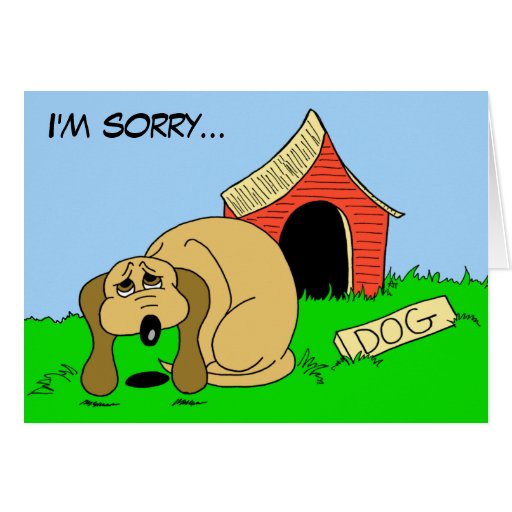 In The Doghouse Card | Zazzle