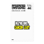 In The End, Cancer Lost postage