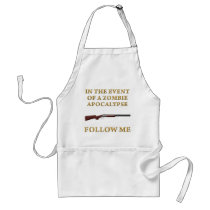 In the Event of a Zombie Apocalypse aprons