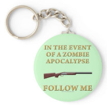 In the Event of a Zombie Apocalypse Key Chain