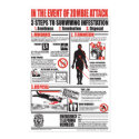 IN THE EVENT OF ZOMBIE ATTACK posters by fearwerx IN THE EVENT OF ZOMBIE ATTACK posters
