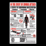 IN THE EVENT OF ZOMBIE ATTACK POSTER