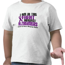 In The Fight Against Alzheimers DISTRESSED t-shirts