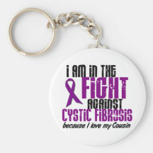 In The Fight Against Cystic Fibrosis COUSIN Key Chains