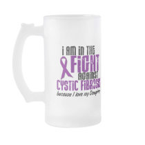 In The Fight Against Cystic Fibrosis DAUGHTER Coffee Mugs