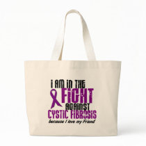 In The Fight Against Cystic Fibrosis FRIEND Tote Bag