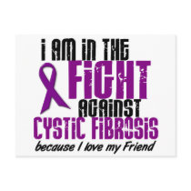 In The Fight Against Cystic Fibrosis FRIEND Postcard