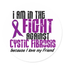 In The Fight Against Cystic Fibrosis FRIEND Sticker
