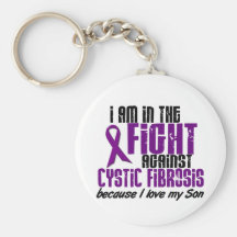 In The Fight Against Cystic Fibrosis SON Key Chains