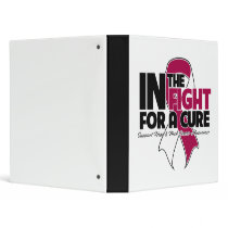 In The Fight For a Cure - Head and Neck Cancer 3 Ring Binder