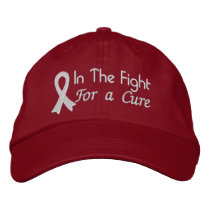 In The Fight For a Cure - Lung Cancer Embroidered Baseball Cap