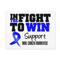 In The Fight To Win Anal Cancer Post Card