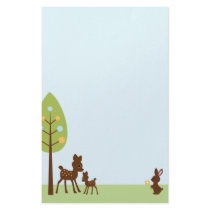 In the forest personalized stationery