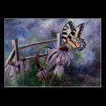In The Garden Butterfly Art Card business cards