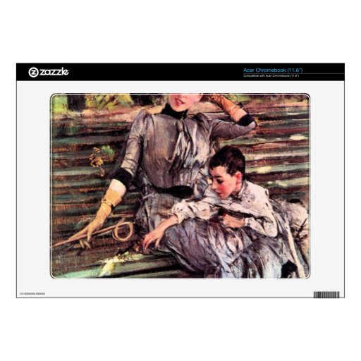 In the garden by Giovanni Boldini Acer Chromebook Skin