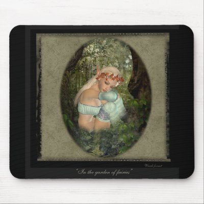 in the garden  of fairies mousepad by loveit2
