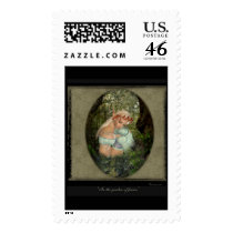 in the garden  of fairies postage